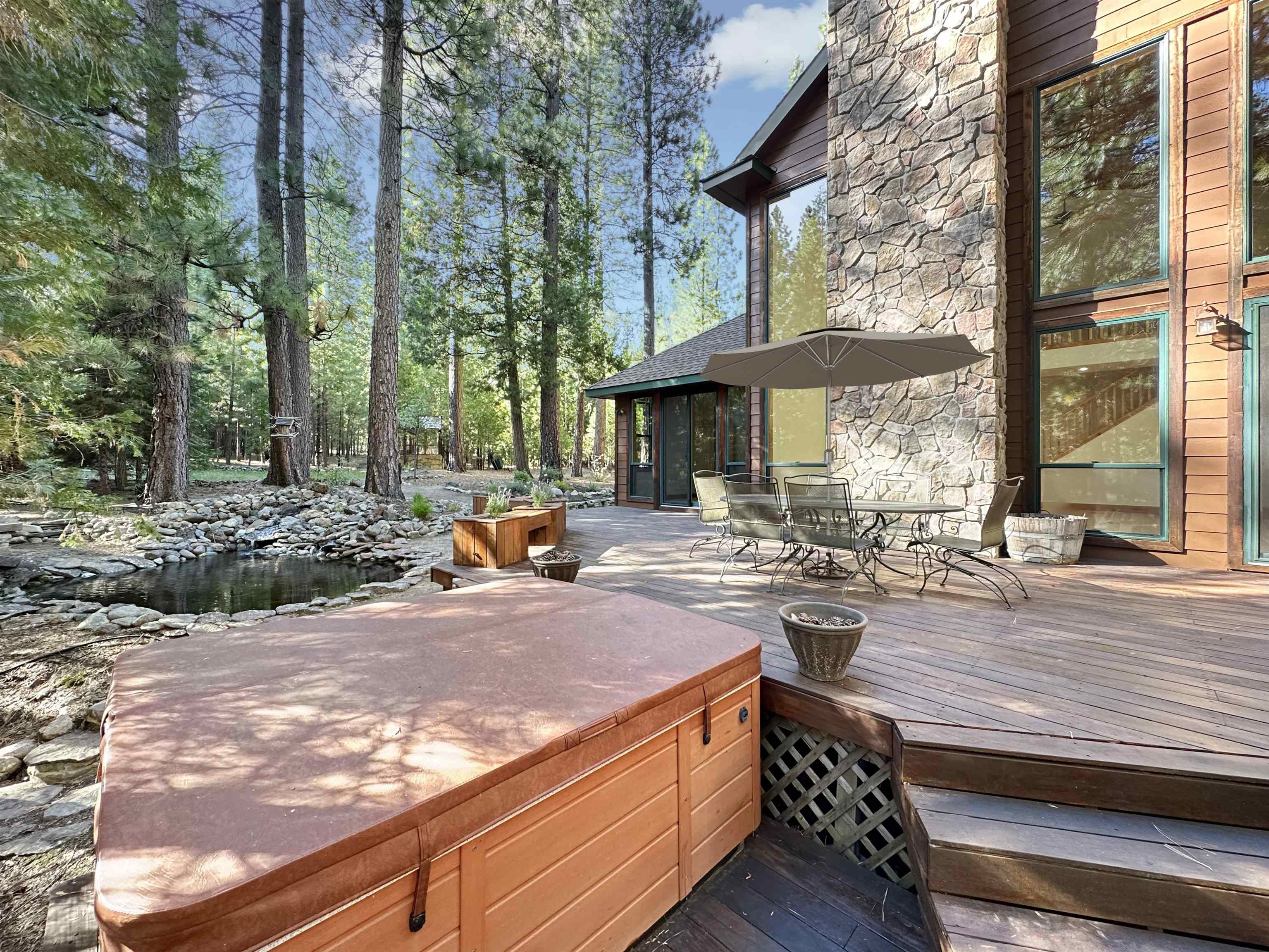 1025 Carmichael Road Clio, CA 96106 - Photo 18 of 21 a view of a backyard with sitting area