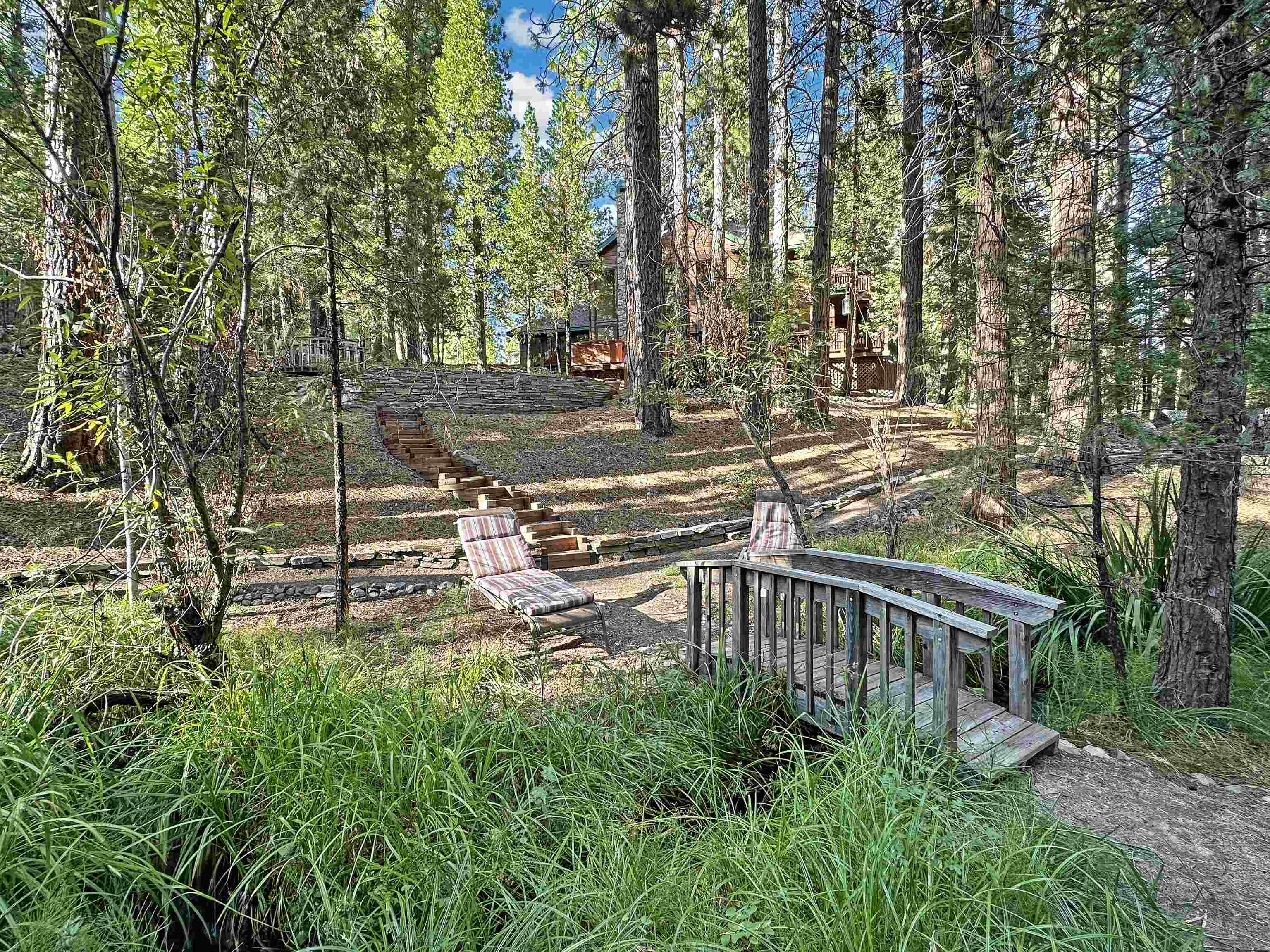 1025 Carmichael Road Clio, CA 96106 - Photo 20 of 21 a view of a house with backyard and sitting area