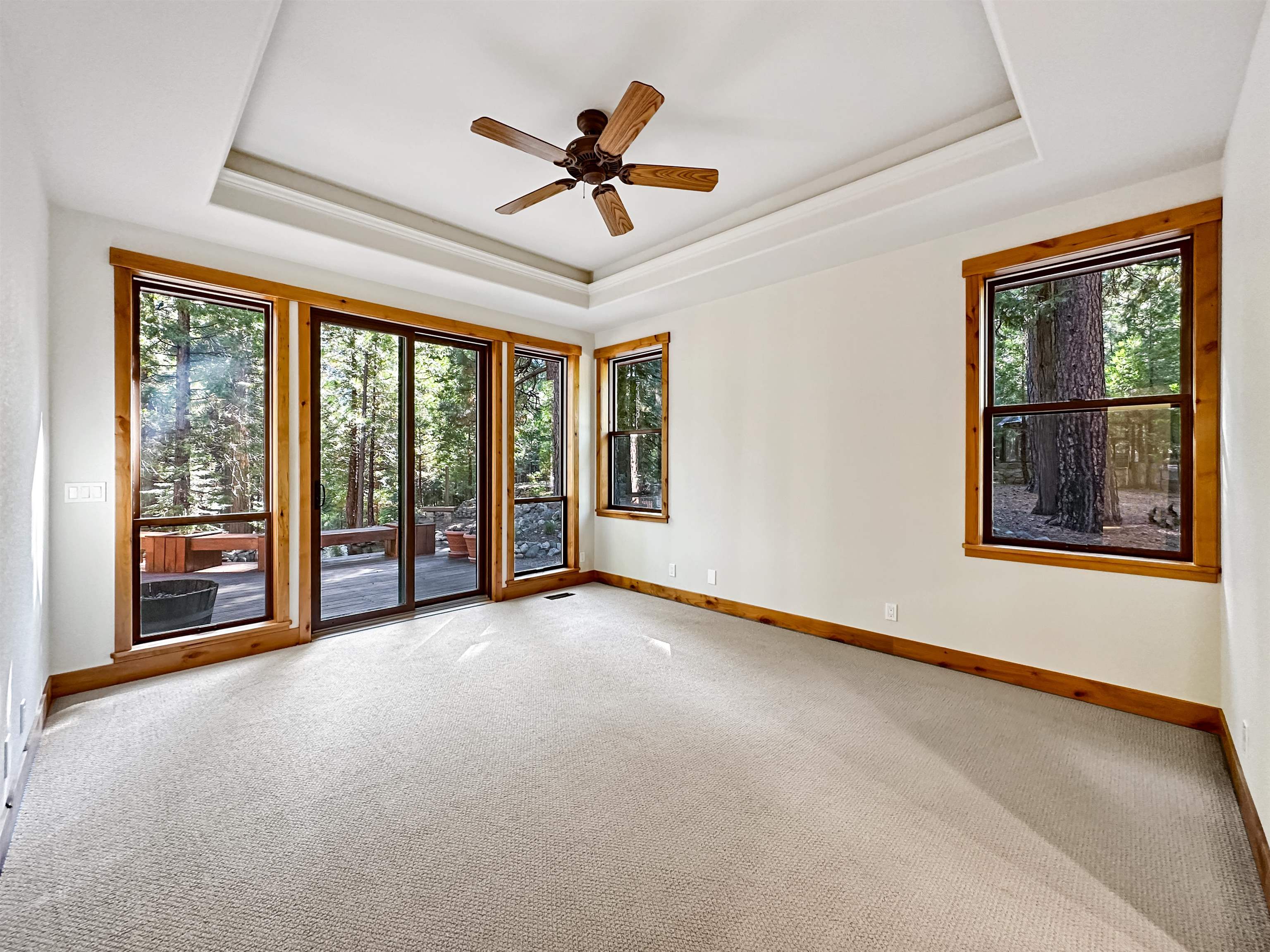 1025 Carmichael Road Clio, CA 96106 - Photo 8 of 21 a view of an empty room with a window