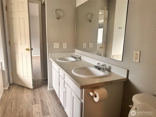 an empty room with a natural light