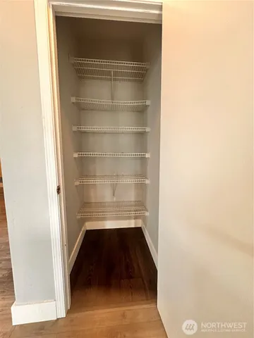 an empty room with a natural light