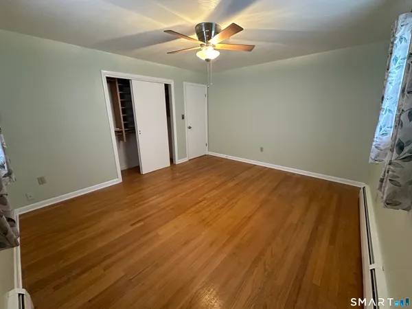 wooden floor in an empty room