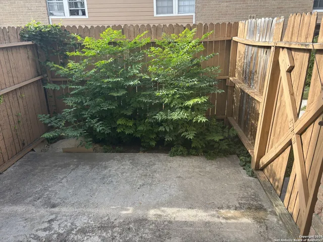 a view of outdoor space and garden