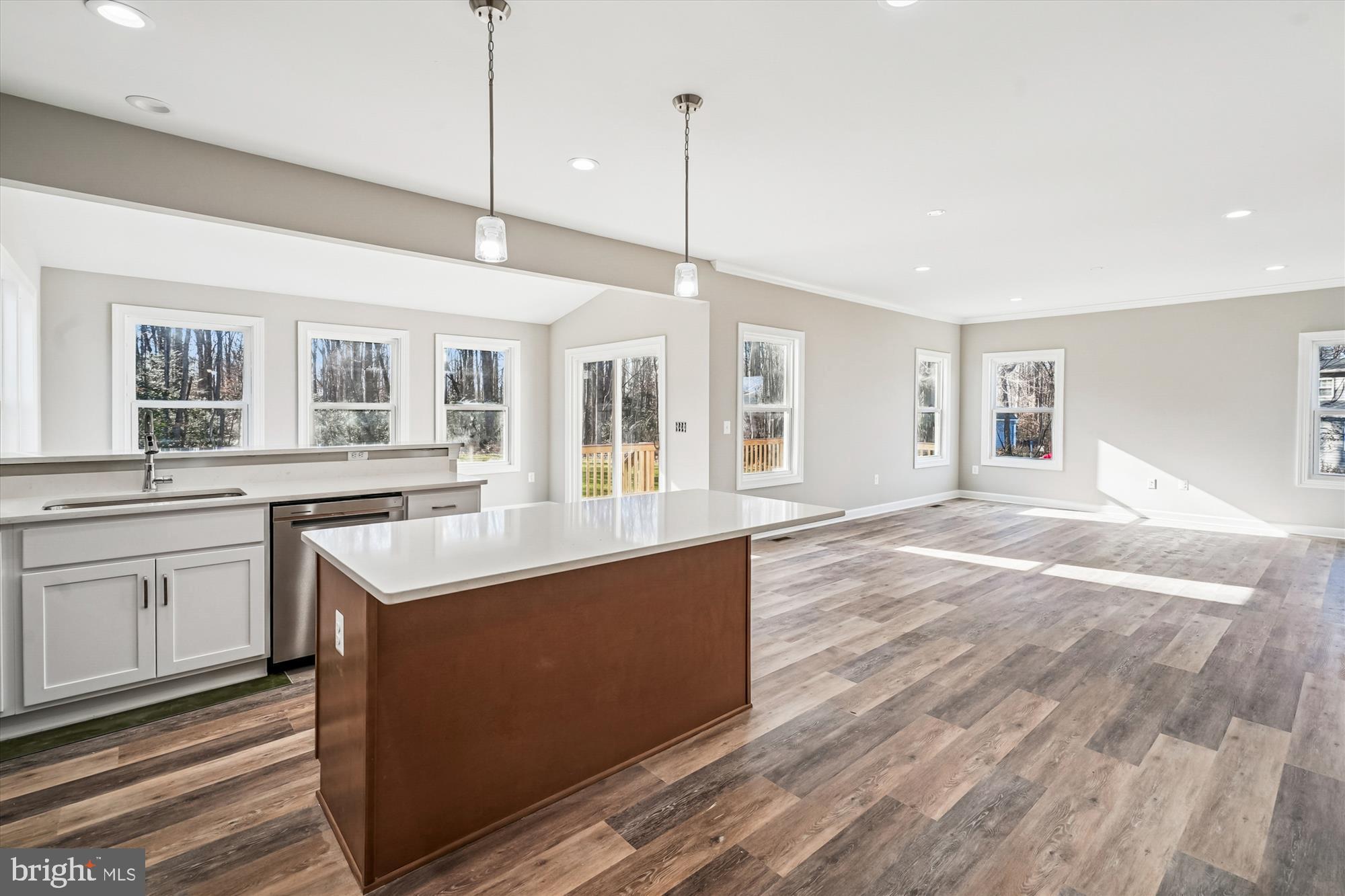 292 Colebrook Road Fredericksburg, VA 22405 - Photo 13 of 67 a kitchen with stainless steel appliances granite countertop a sink stove and wooden floor