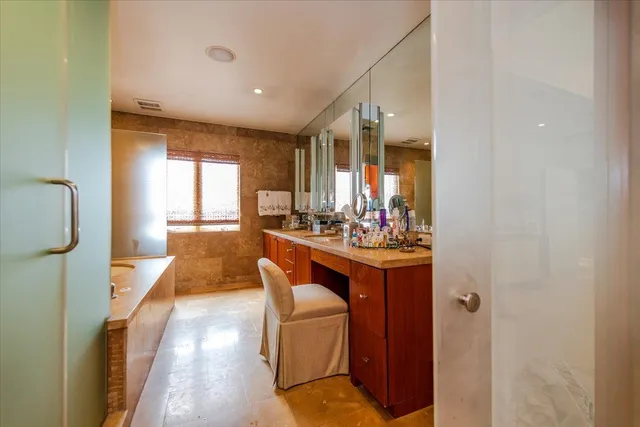 a very nice looking room with a large window