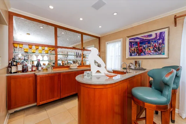 a view of a room with furniture and outdoor view