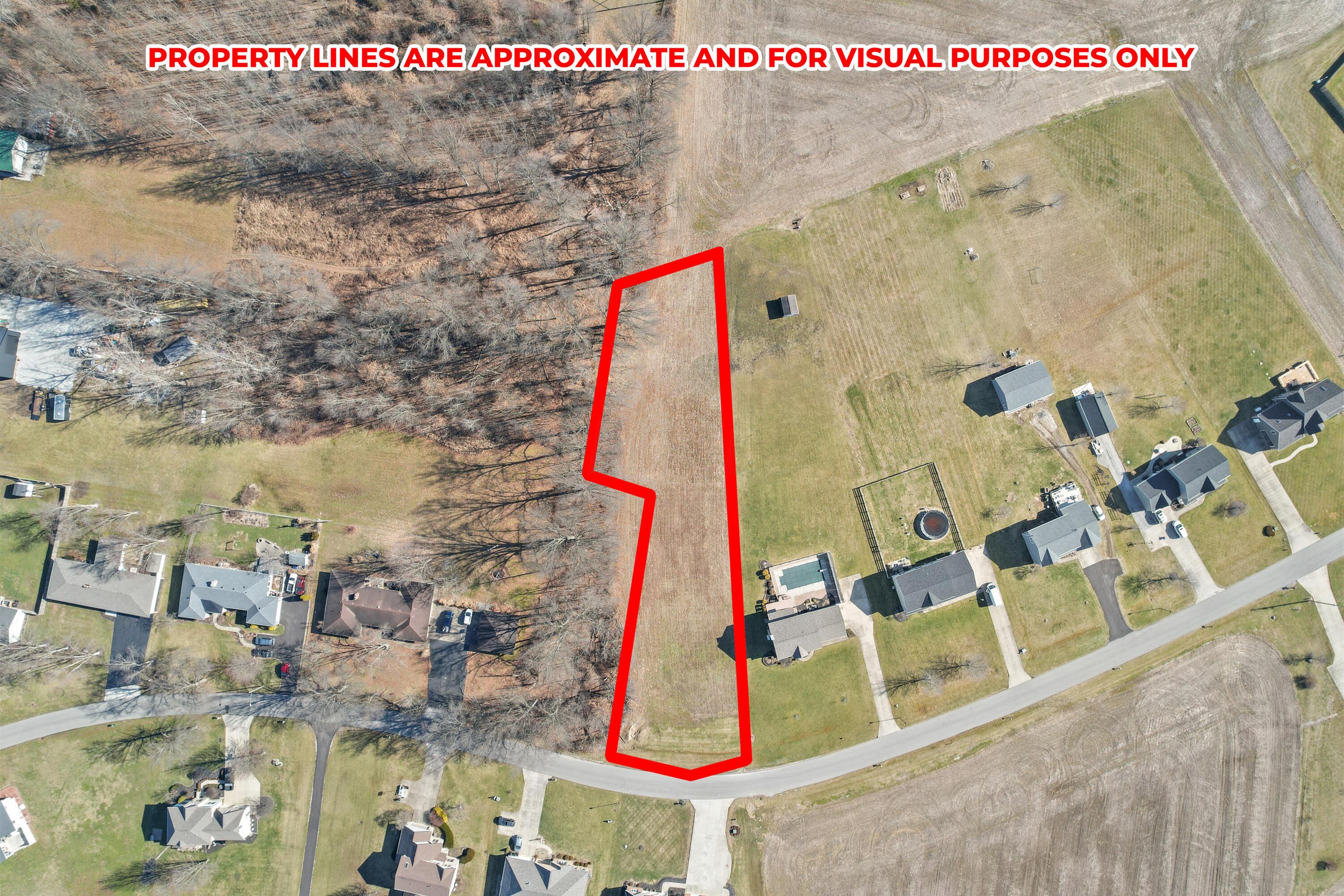 160 Holder Road Road Northeast Baltimore, OH 43105 - Photo 3 of 11 Overhead Drone View