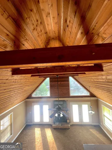 a view of a pathway of a building