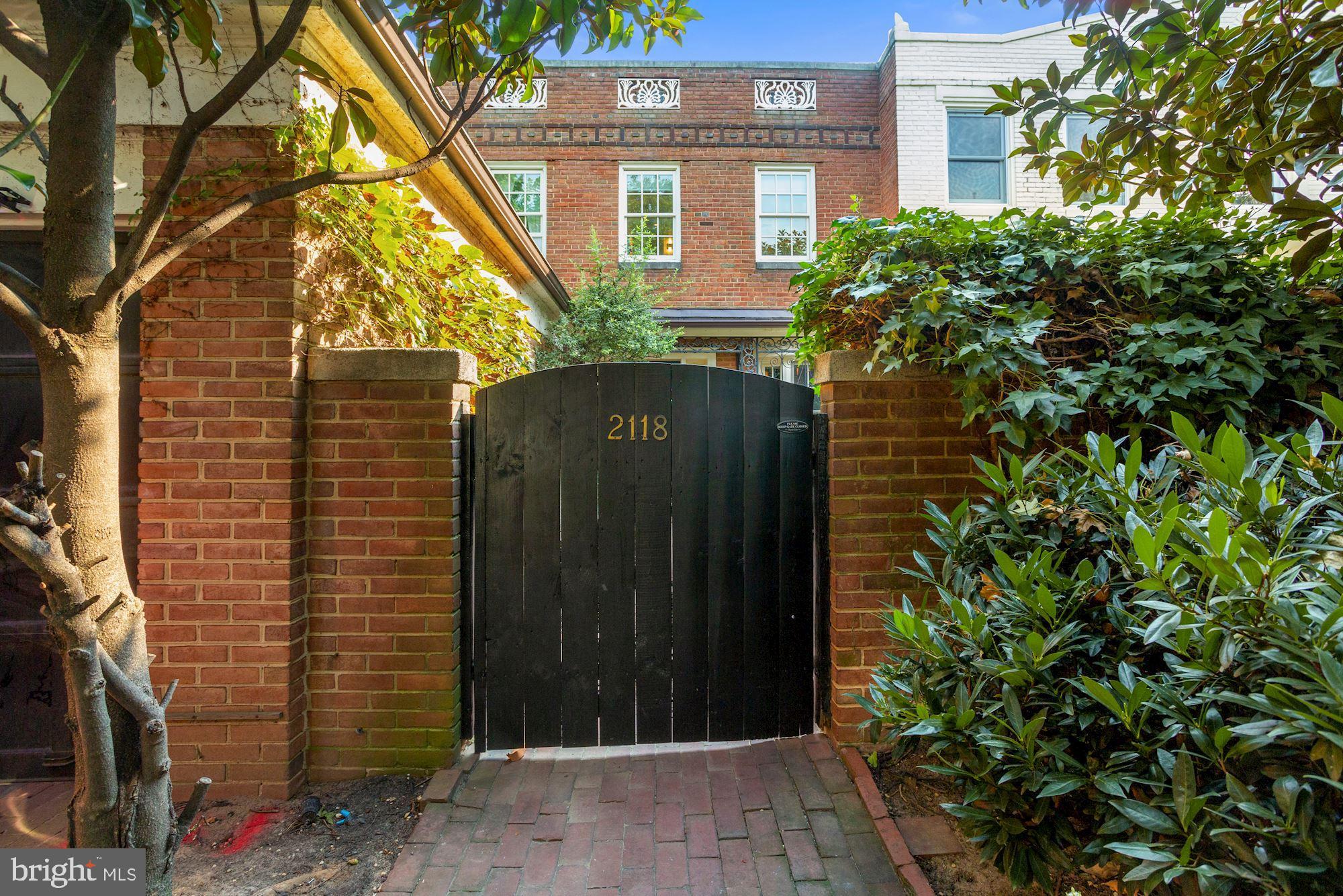 2118 S Street Northwest Washington, DC 20008 - Photo 3 of 25 Home Front- Private Garden - Garage