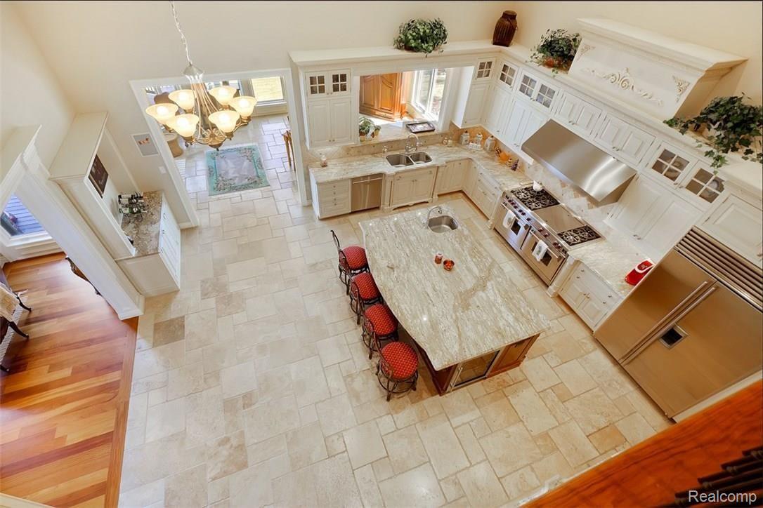 4657 Fawn Hill Court Rochester, MI 48306 - Photo 47 of 79 View of Kitchen from Above... the Beauty Never Ends...