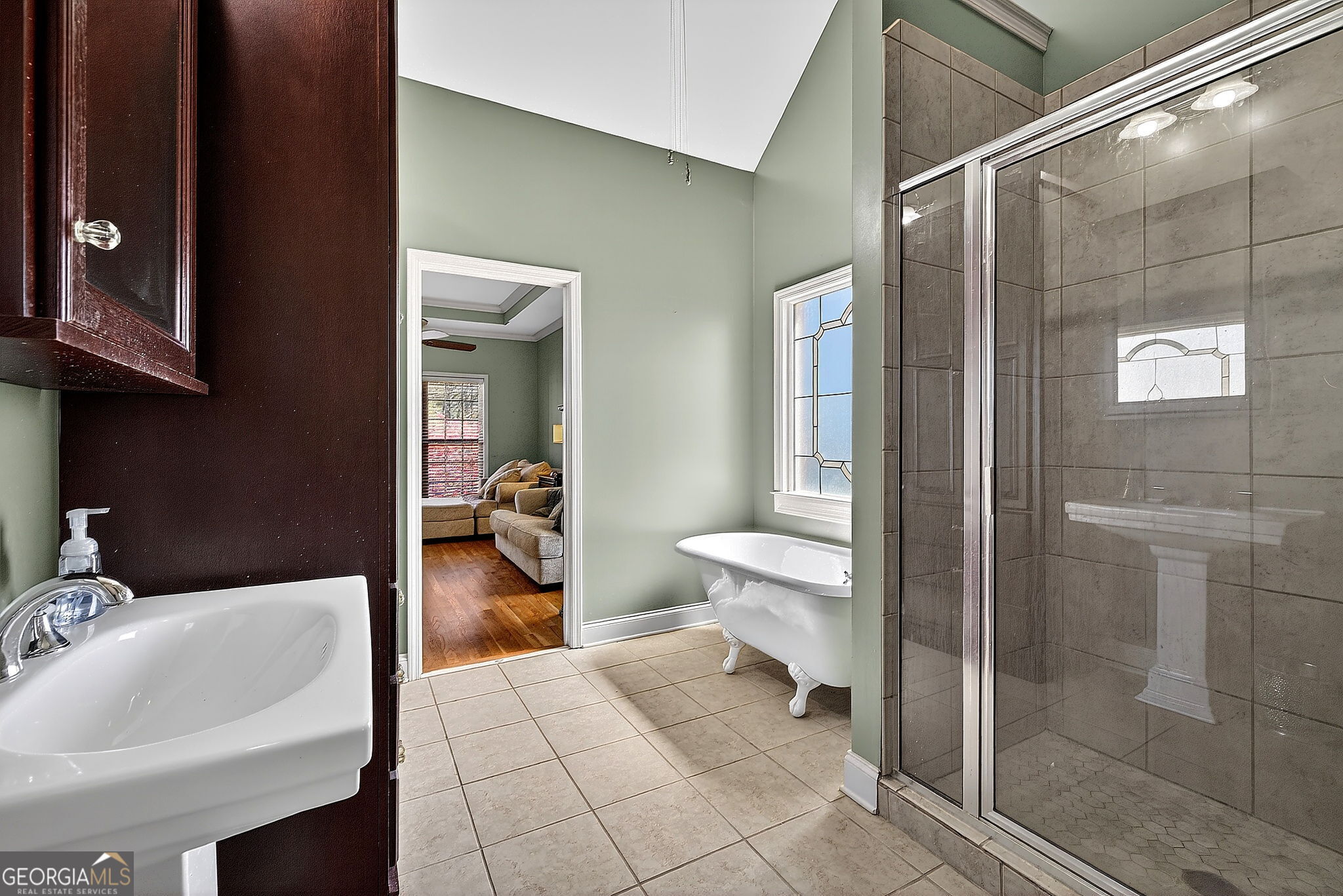 360 Happy Hill Road Carrollton, GA 30116 - Photo 18 of 50 a bathroom with a sink and a mirror
