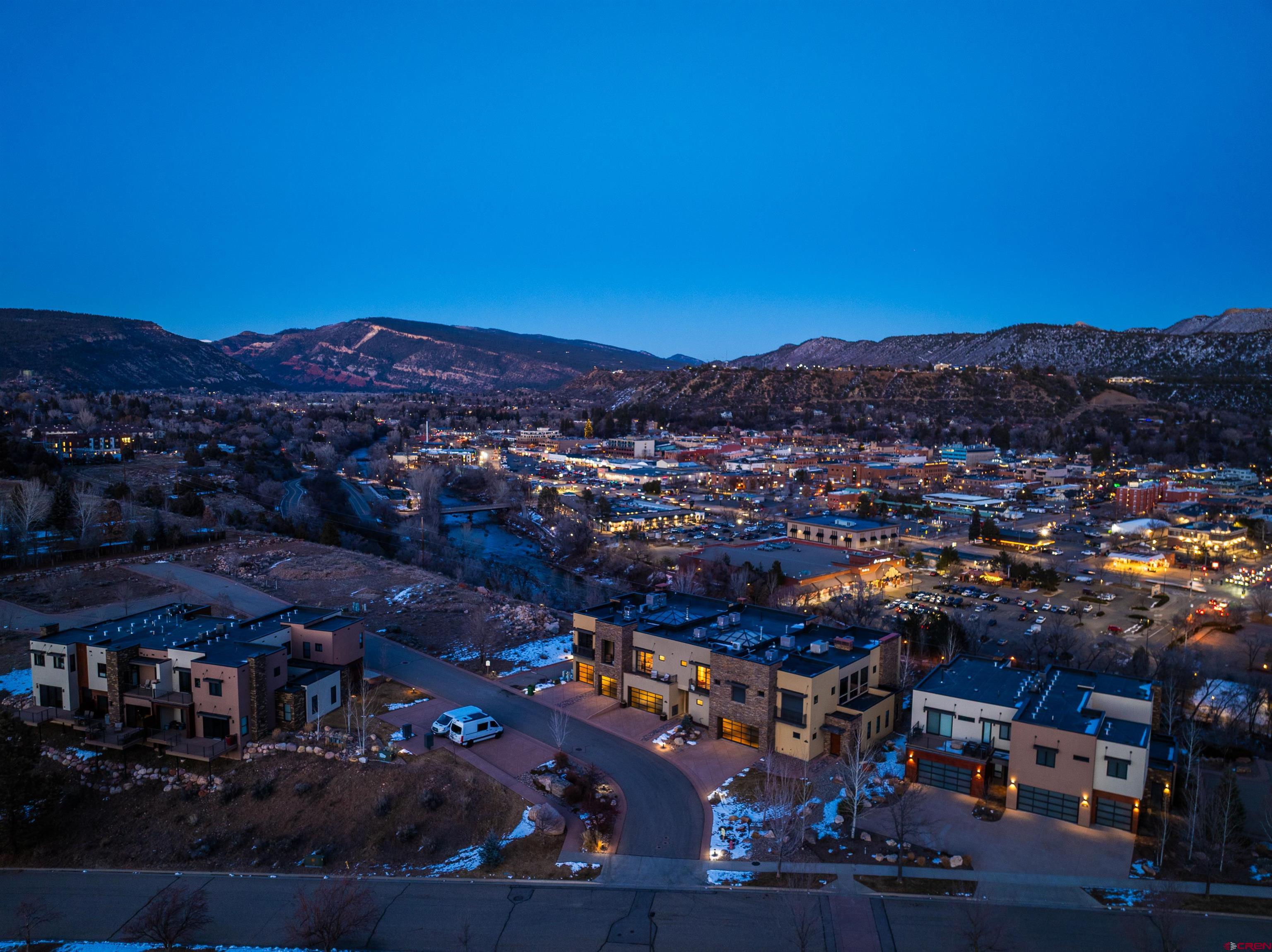 235 Rock Point Drive, Unit 235B Durango, CO 81301 - Photo 36 of 37 a city view with tall buildings in all around