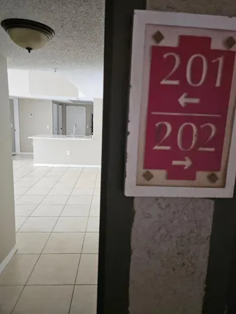 a view of front door