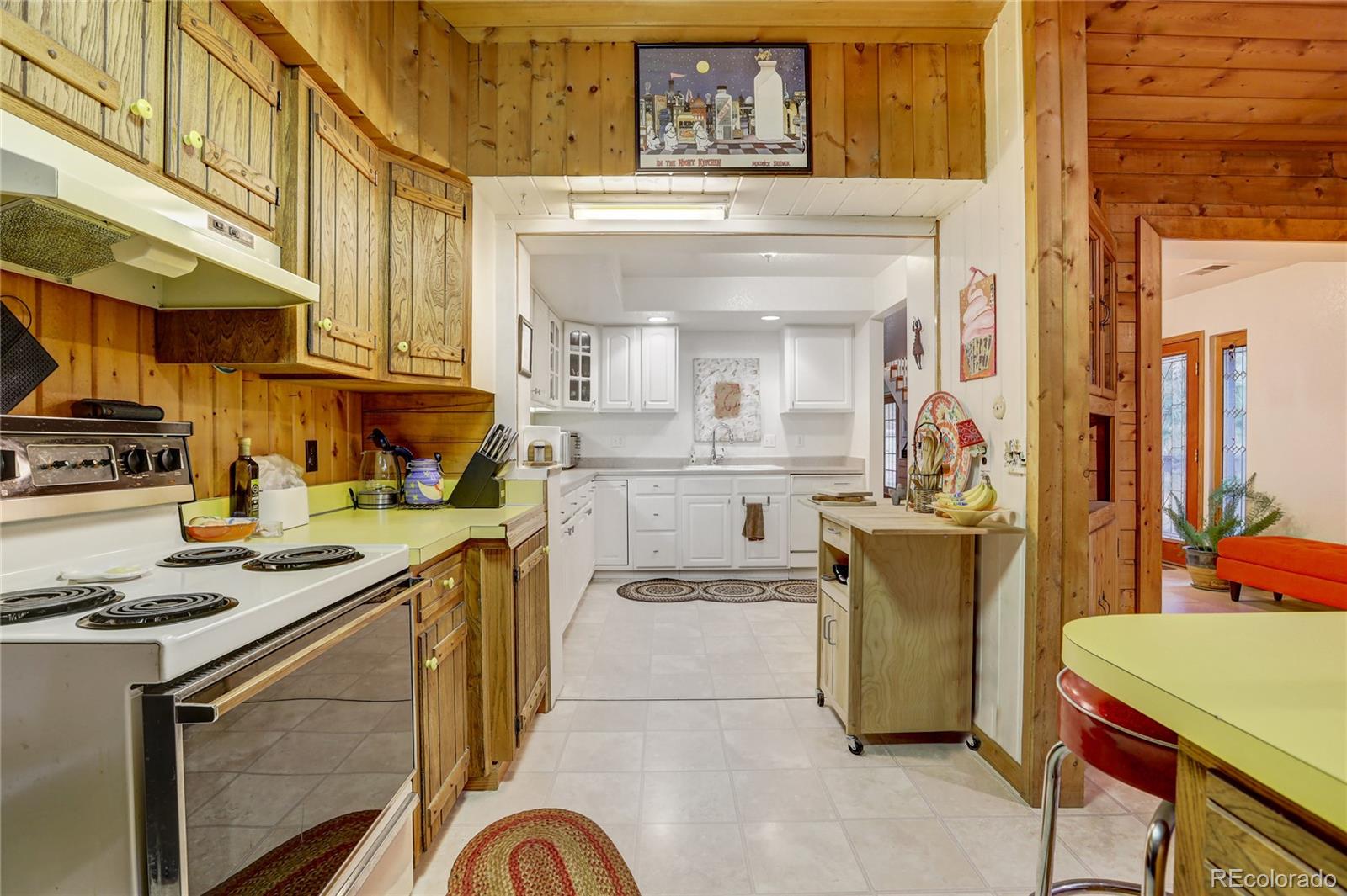 25 Granada Way Pine, CO 80470 - Photo 12 of 40 a kitchen with cabinets a sink and appliances