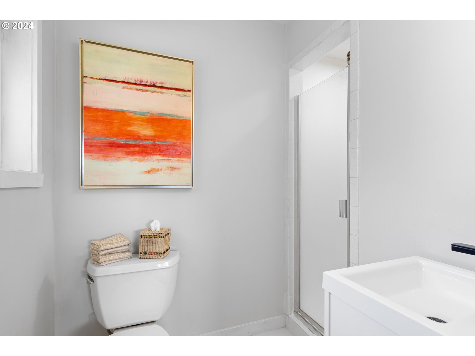 1617 Northeast Ione Loop Camas, WA 98607 - Photo 11 of 15 a bathroom with a toilet sink and mirror