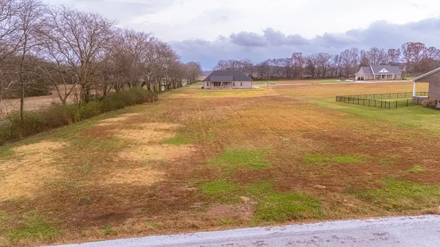a view of an ocean with a houses