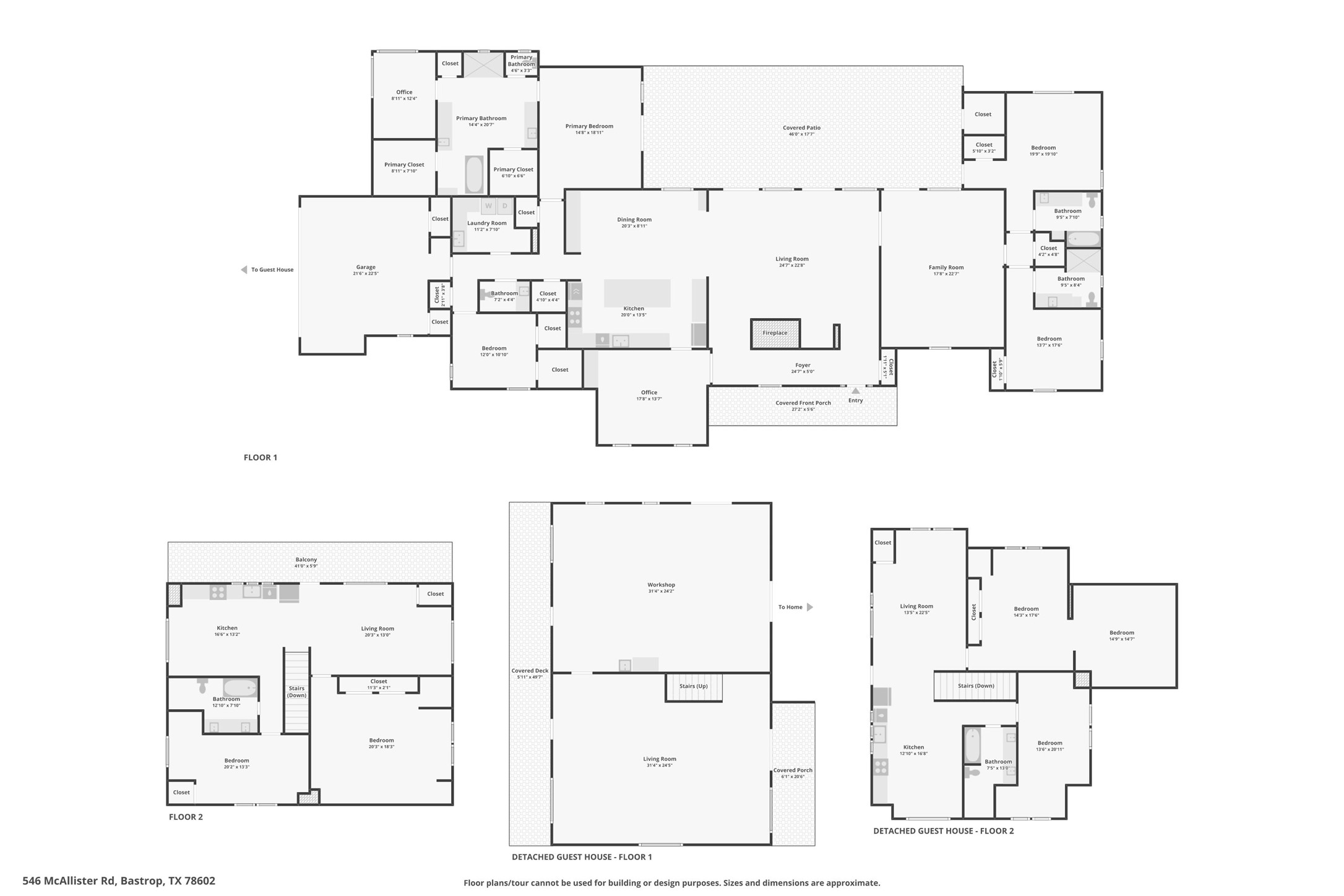 546 McAllister Road Bastrop, TX 78602 - Photo 40 of 40 View of room layout