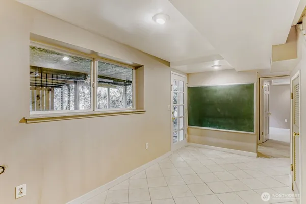 a room with storage and utility