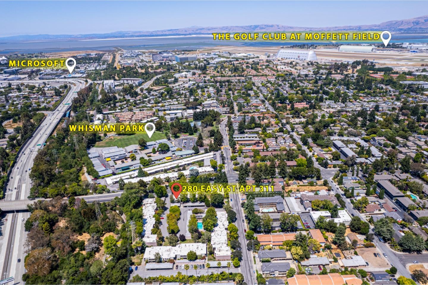 280 Easy Street, Unit 311 Mountain View, CA 94043 - Photo 28 of 29 a view of a city