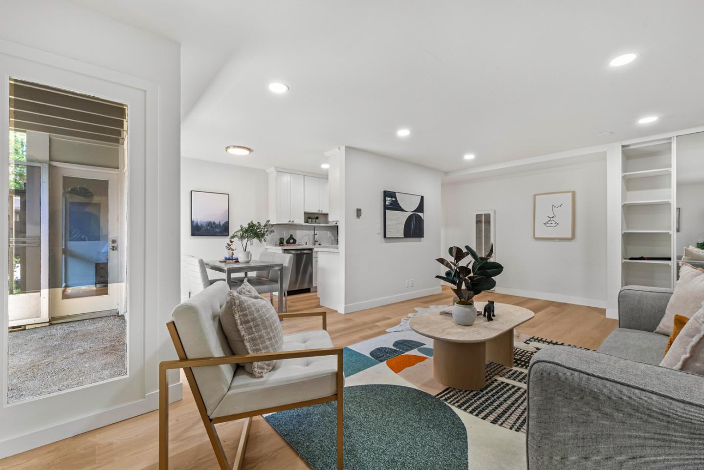 280 Easy Street, Unit 311 Mountain View, CA 94043 - Photo 3 of 29 a view of a dining room with furniture