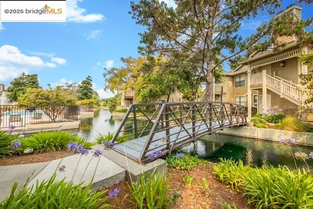 a outdoor living space with furniture and a garden