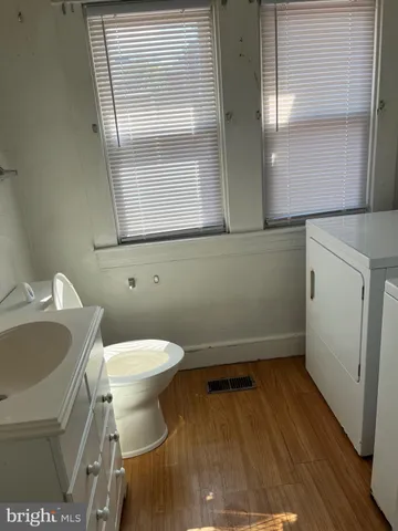 a view of wooden floor