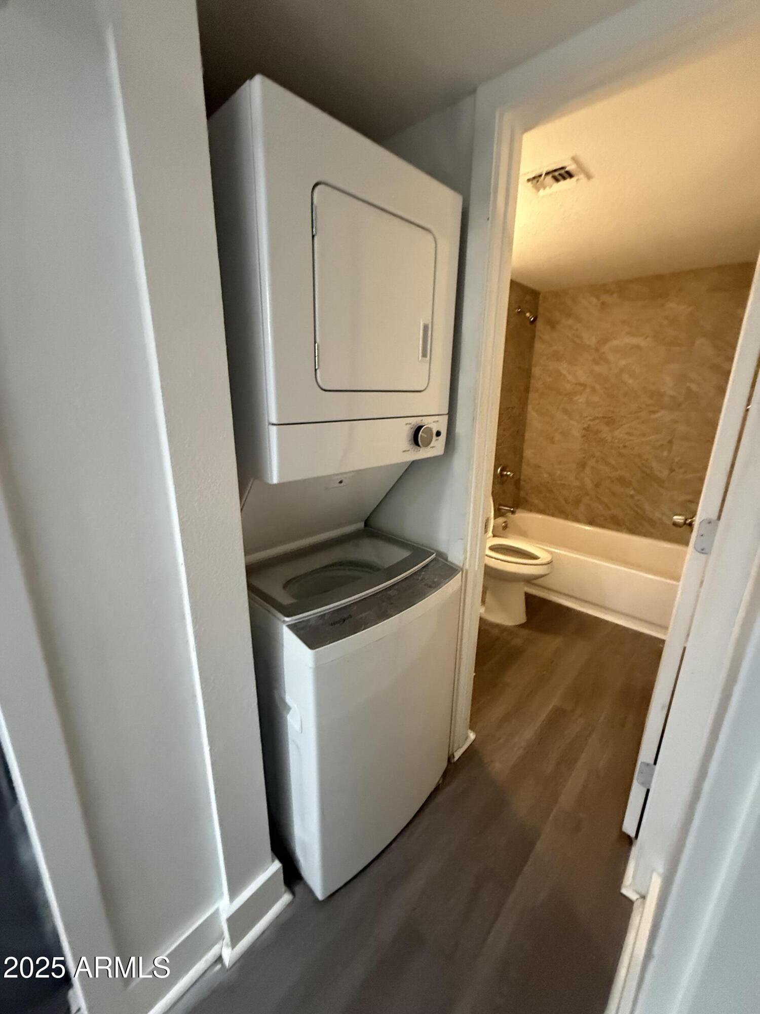 18202 North Cave Creek Road, Unit 210 Phoenix, AZ 85032 - Photo 7 of 10 Laundry + Bathroom