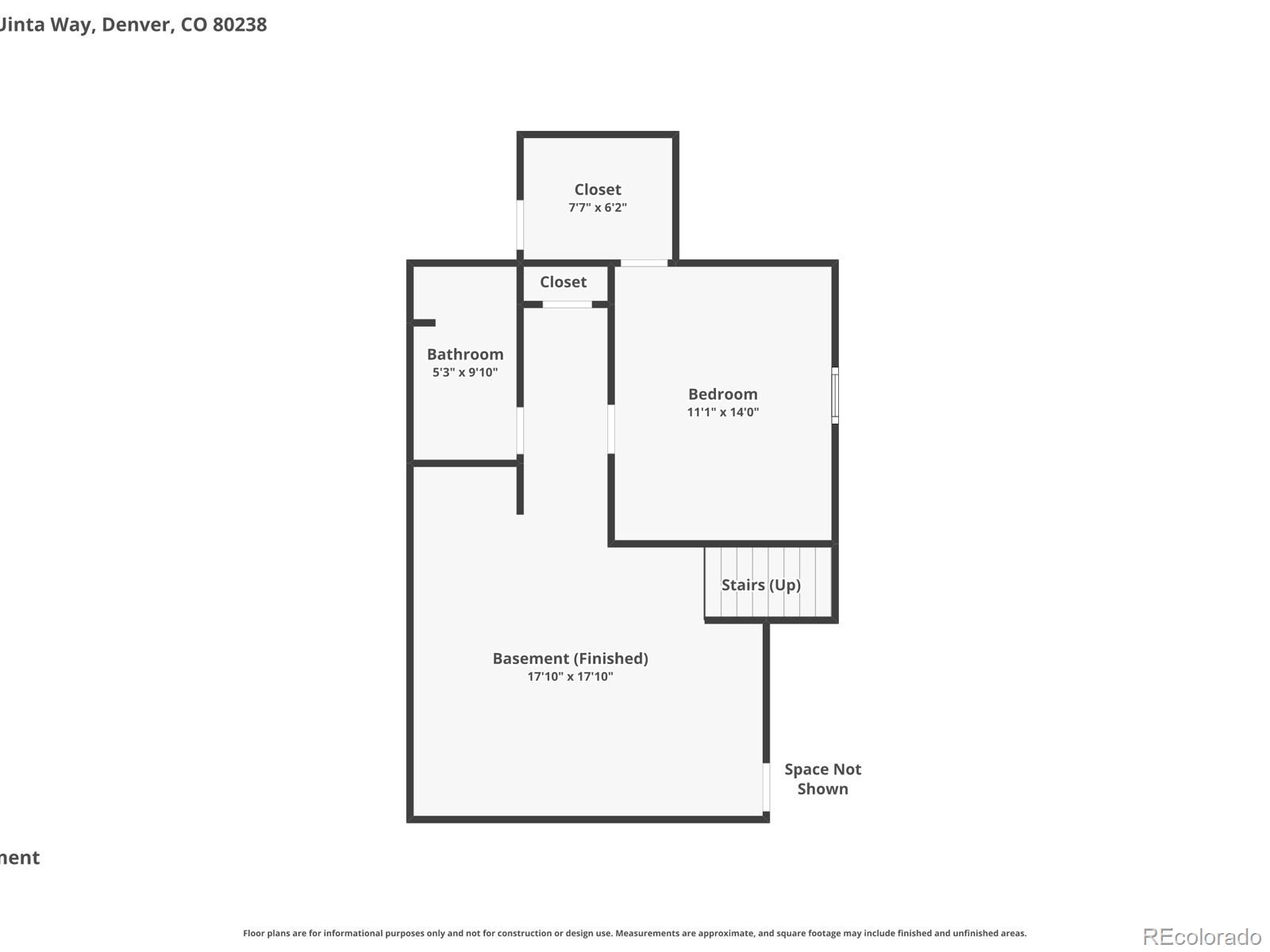 5468 Uinta Way Denver, CO 80238 - Photo 44 of 44 a picture of a wall with a white wall and a painting