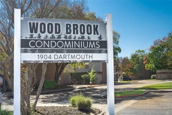 a view of a sign board