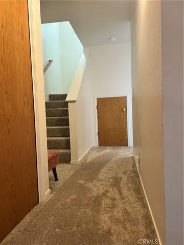 a view of an front door