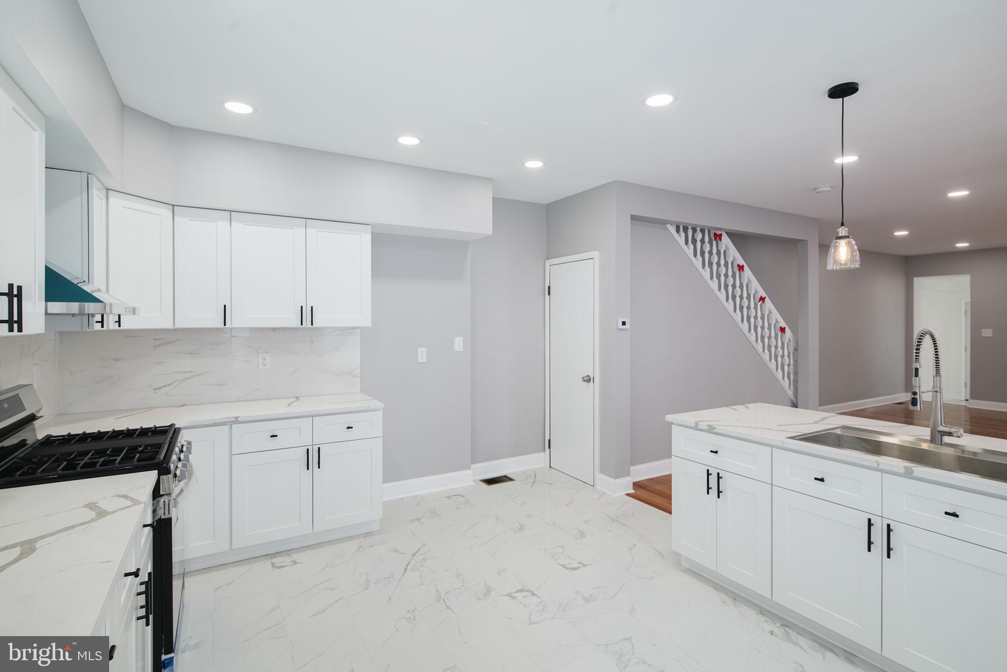 357 Harrison Avenue Upper Darby, PA 19082 - Photo 10 of 30 New Kitchen w/ quartz countertops