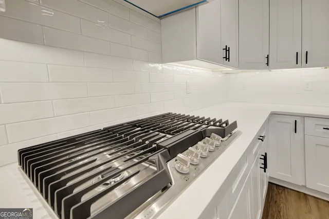 a close view of stove