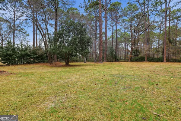 a view of outdoor space with trees
