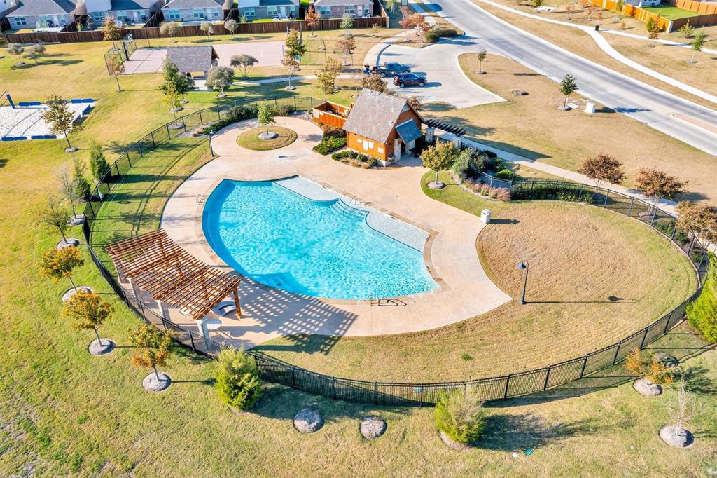 2208 Heaton Street Forney, TX 75126 - Photo 31 of 38 an aerial view of a swimming pool