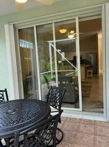 a room with table and chair