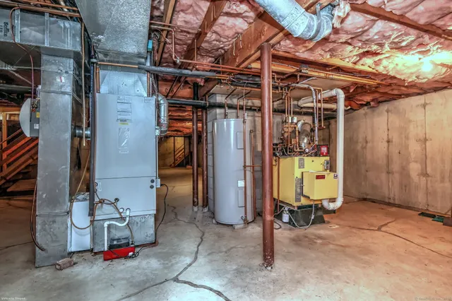 a view of storage and utility room