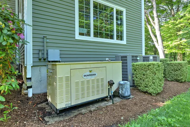 a view of a house with a yard and plants
