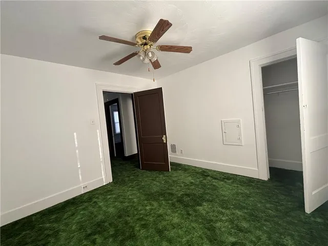 a room with a washer and dryer