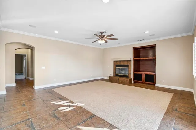 a view of a livingroom with a fireplace