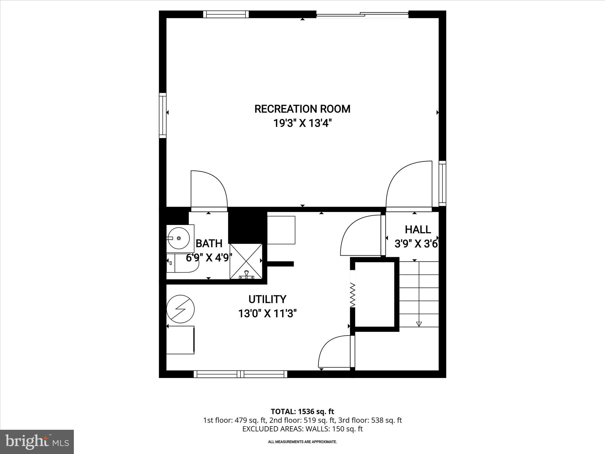 8 Middleview Court Baltimore, MD 21244 - Photo 37 of 39 1st_floor_8_middleview_court_windsor_mill_with_dim