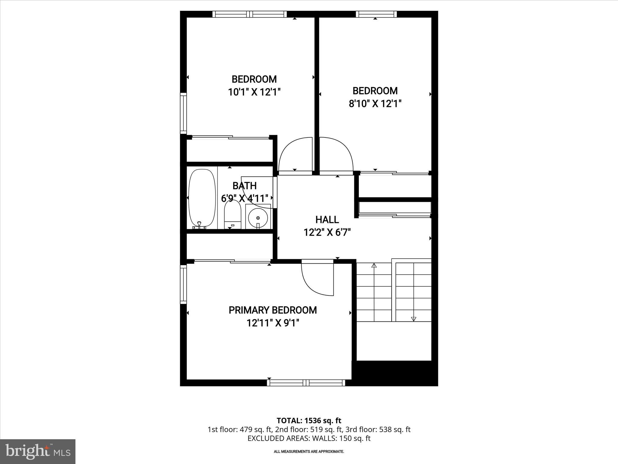 8 Middleview Court Baltimore, MD 21244 - Photo 39 of 39 3rd_floor_8_middleview_court_windsor_mill_with_dim