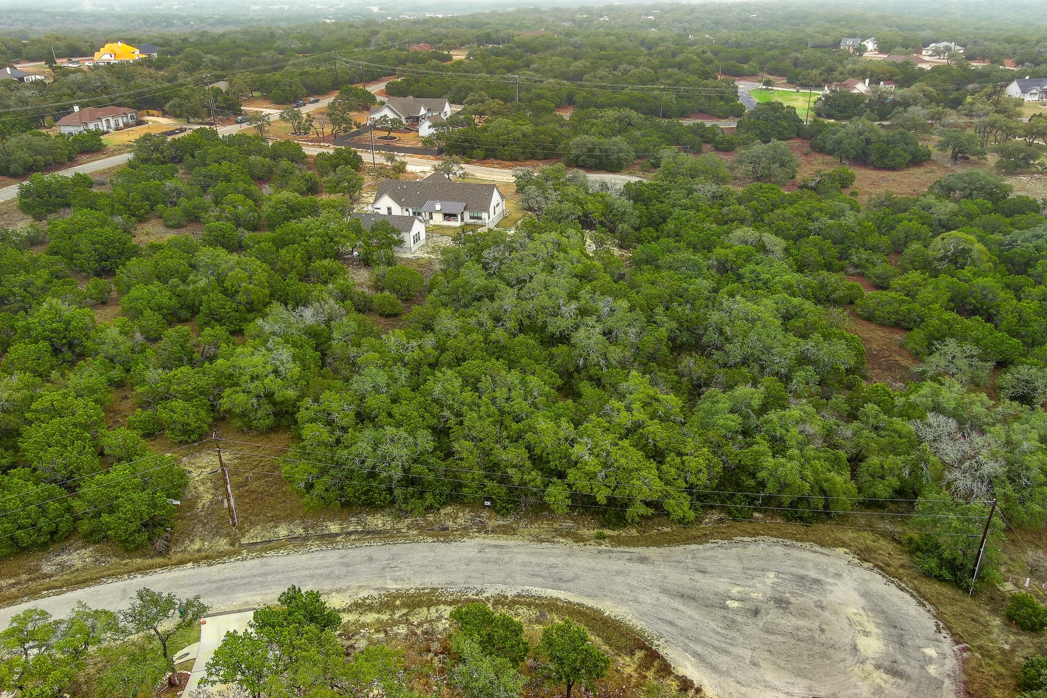 157 Verbena Circle Spring Branch, TX 78070 - Photo 23 of 32 an aerial view of residential houses with outdoor space and trees