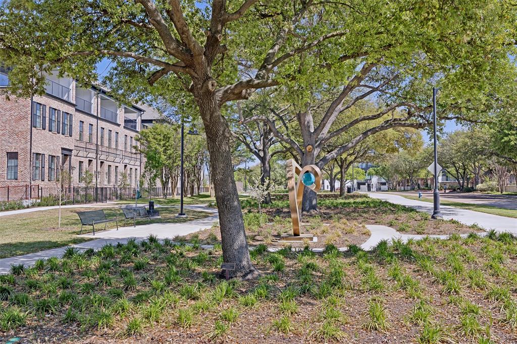 15015 Oak Street Addison, TX 75001 - Photo 24 of 33 a view of a yard with a tree