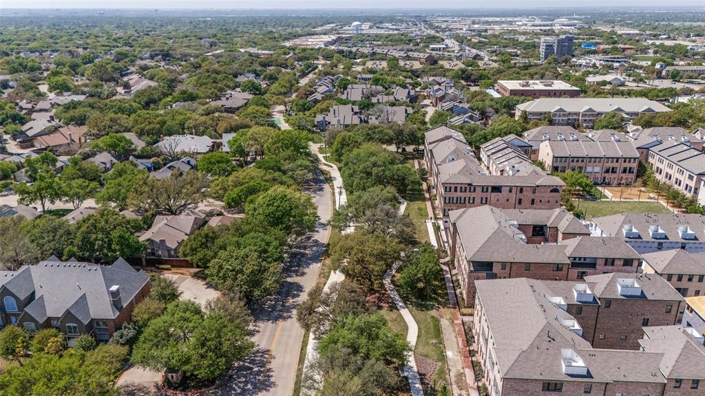 15015 Oak Street Addison, TX 75001 - Photo 27 of 33 an aerial view of a city with lots of residential buildings