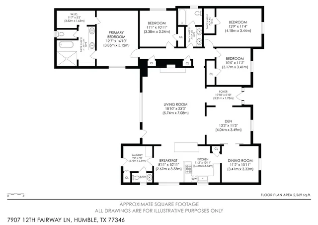 $2,700 | 7907 12 Fairway Lane, Humble, TX 77346