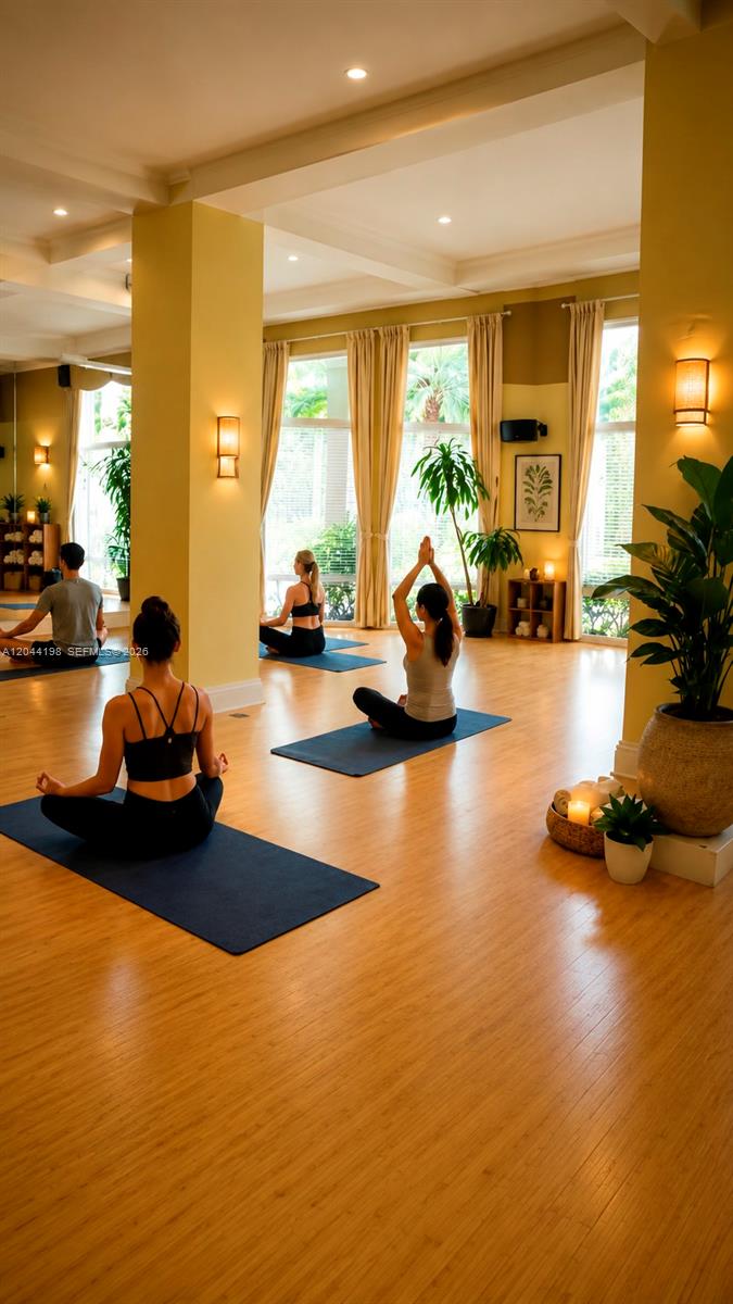 17145 North Bay Road, Unit 4307 Sunny Isles Beach, FL 33160 - Photo 31 of 35 a view of a room with gym equipment