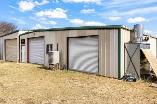 a backyard of a house
