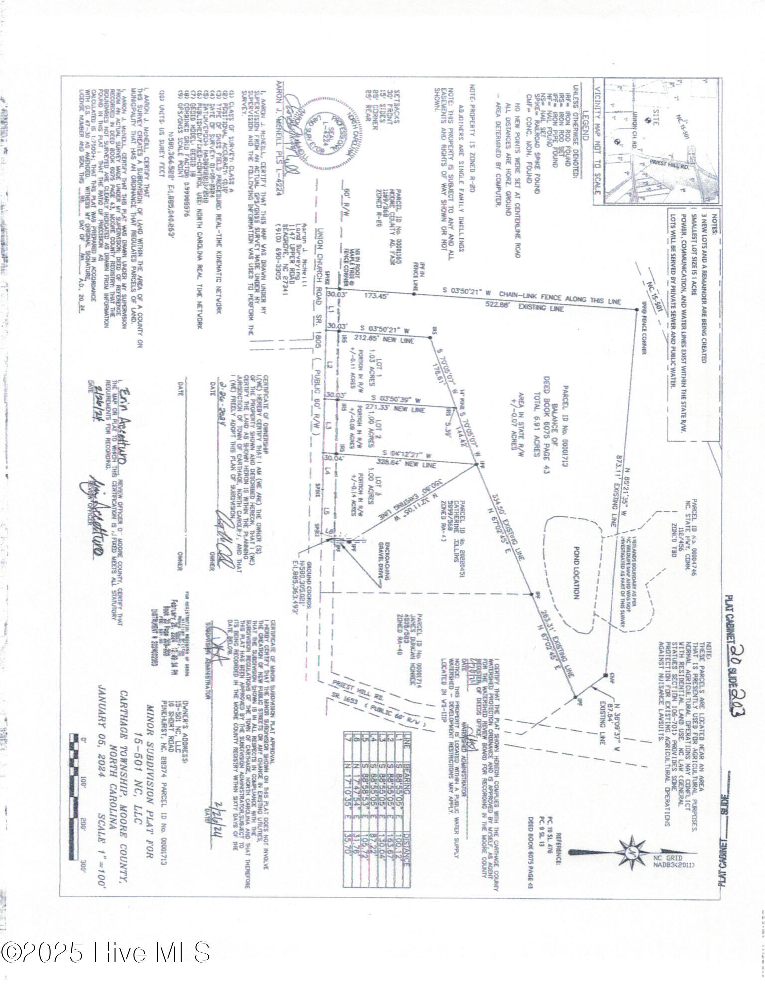 Tbd Union Church Road Carthage, NC 28327 - Photo 2 of 4 Minor Subdivision Palt