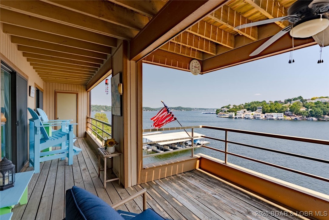 52 Cedar Road, Unit 2A Lake Ozark, MO 65049 - Photo 31 of 48 Large Covered Deck
