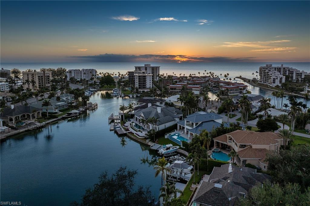 320 Bow Line Drive Naples, FL 34103 - Photo 19 of 20 an aerial view of a city with ocean view